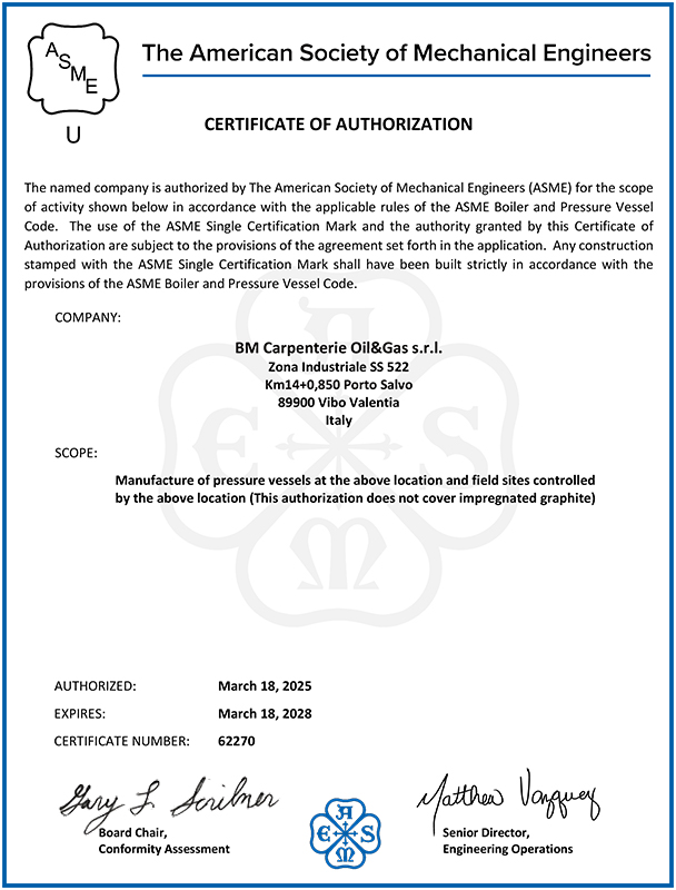ASME U STAMP